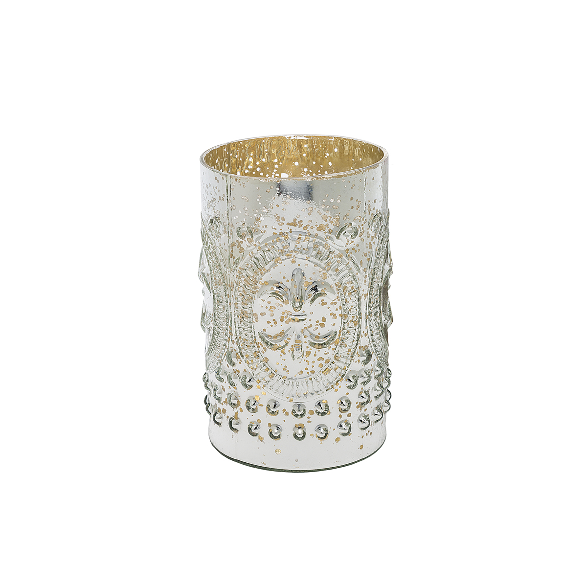 sia-nora-photophore-midas-argent-20-cm-verre-craquel image 3