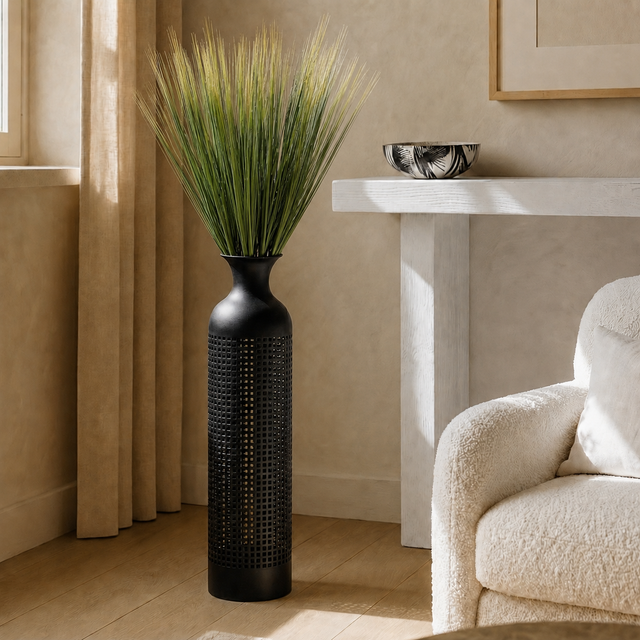 sia-noah-touffe-herbes-artificielles-verte-58-cm image 2