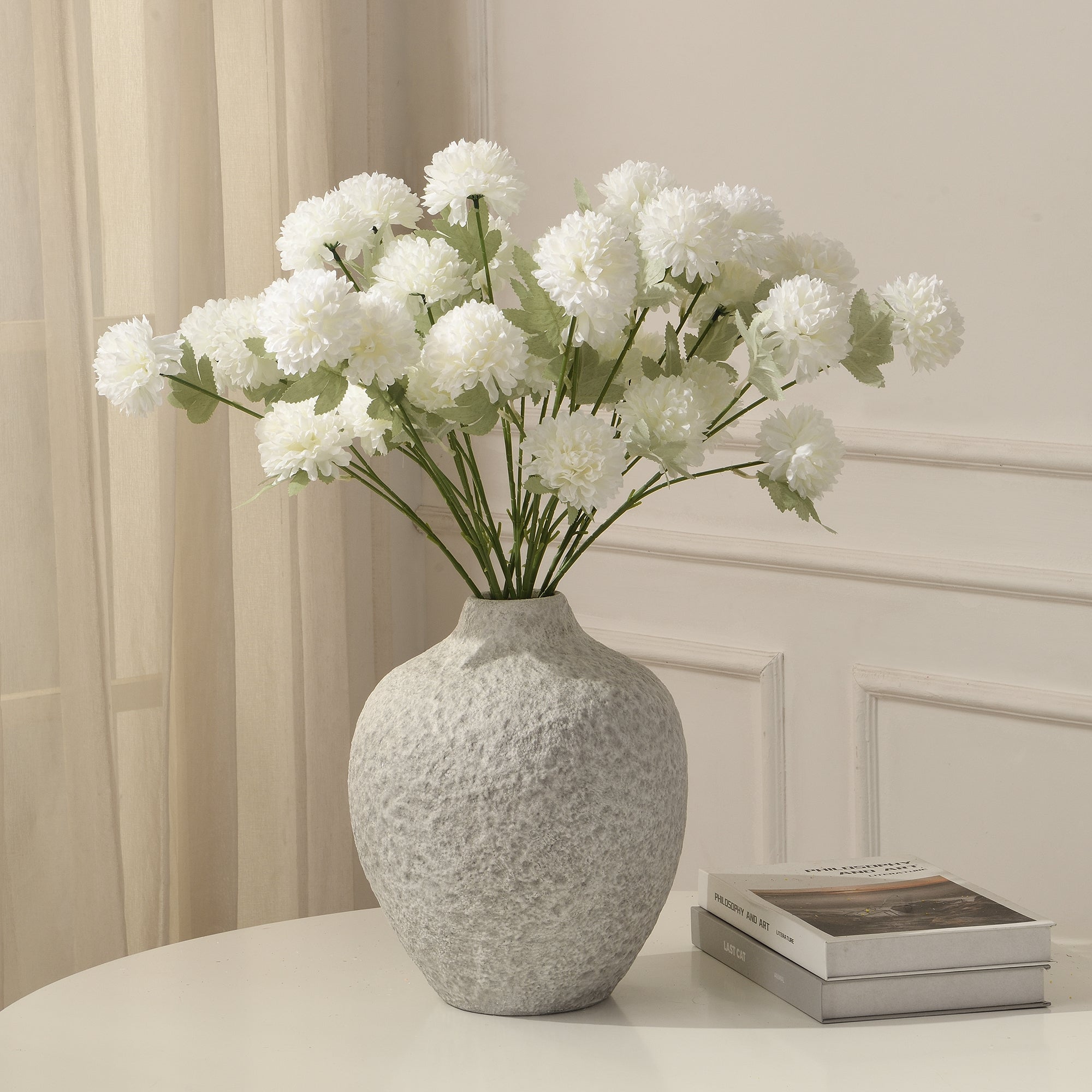 sia-noah-chrysanth-me-tige-artificielle-blanc-63-cm image 2