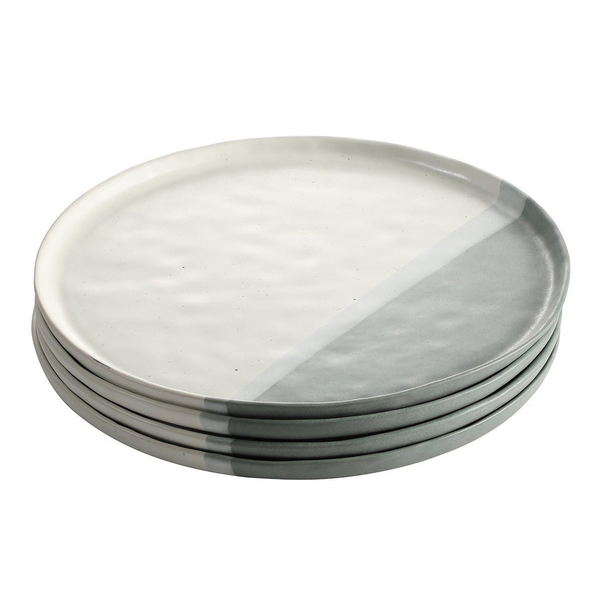 sia-deco-matty-4-assiettes-plates-gr-s-vert-27-cm image 1