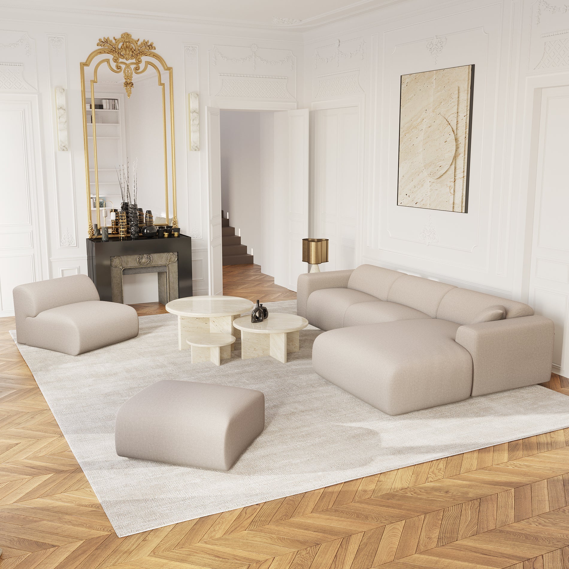 sia-myra-canap-angle-droit-beige-5-places-arrondi image 2