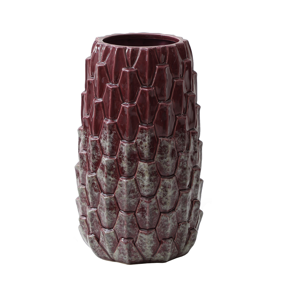 sia-antica-vase-thistle-grand-format-c-ramique-violet-35cm image 1