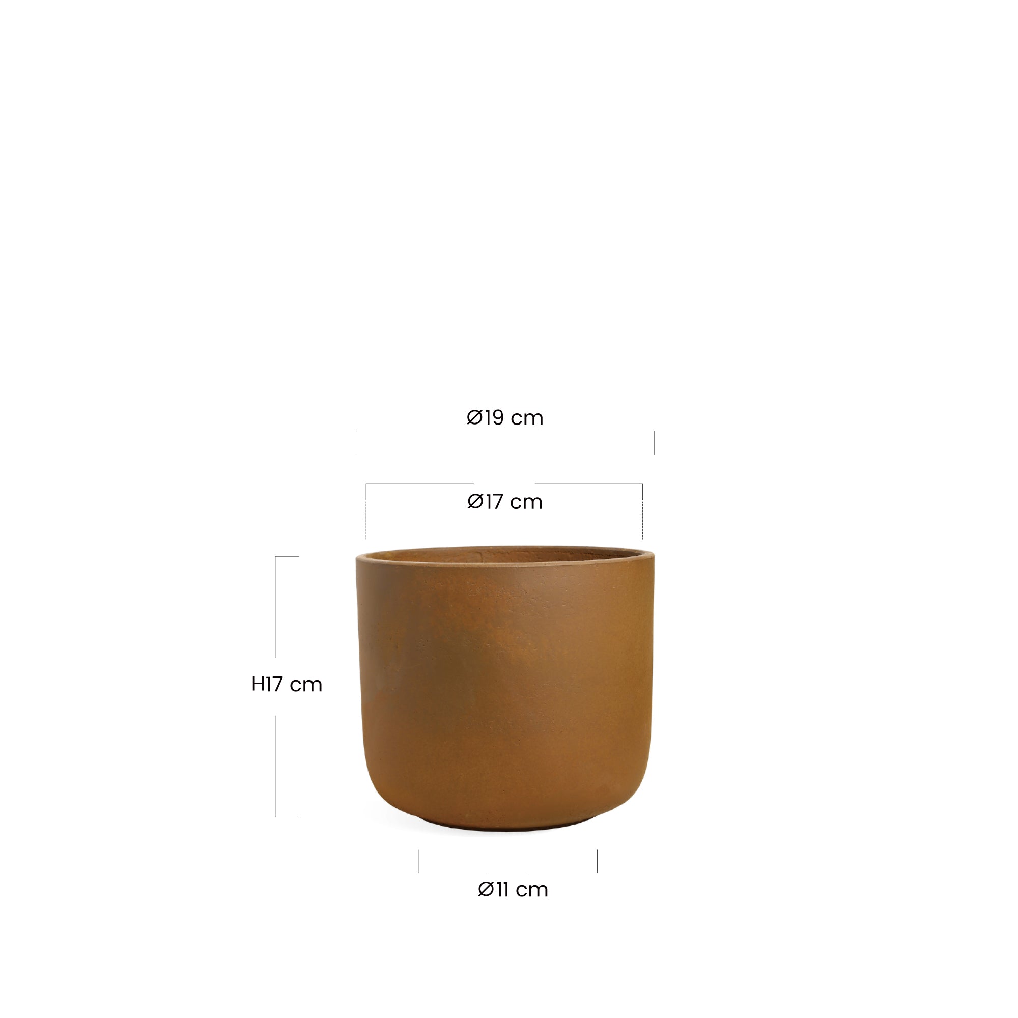 sia-antica-terra-cache-pot-orange-terracotta-17-cm image 5