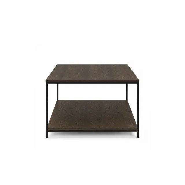 sia-charlie-table-basse-carr-e-sis-marron-bois-100-cm image 1