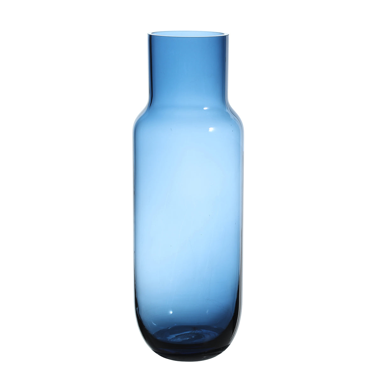 sia-antica-vase-bottle-42-cm-bleu-verre-transparent image 8