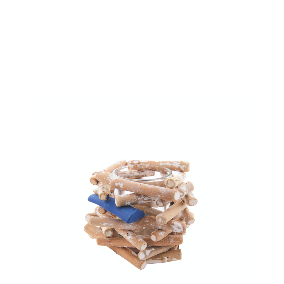 sia-nora-marin-photophore-bois-bleu-15-cm image 1