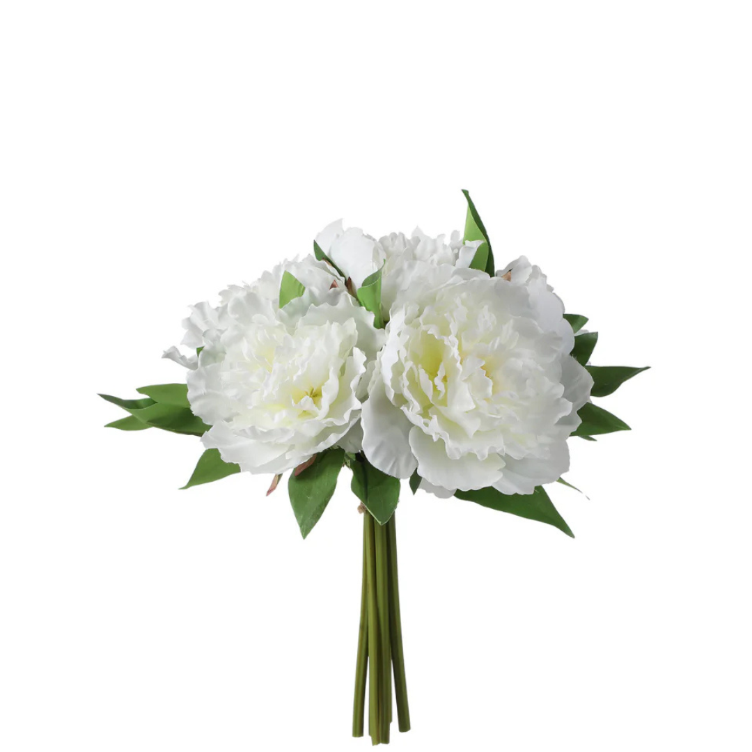 sia-deco-noah-bouquet-pivoines-artificielles-28-cm-rouge image 3