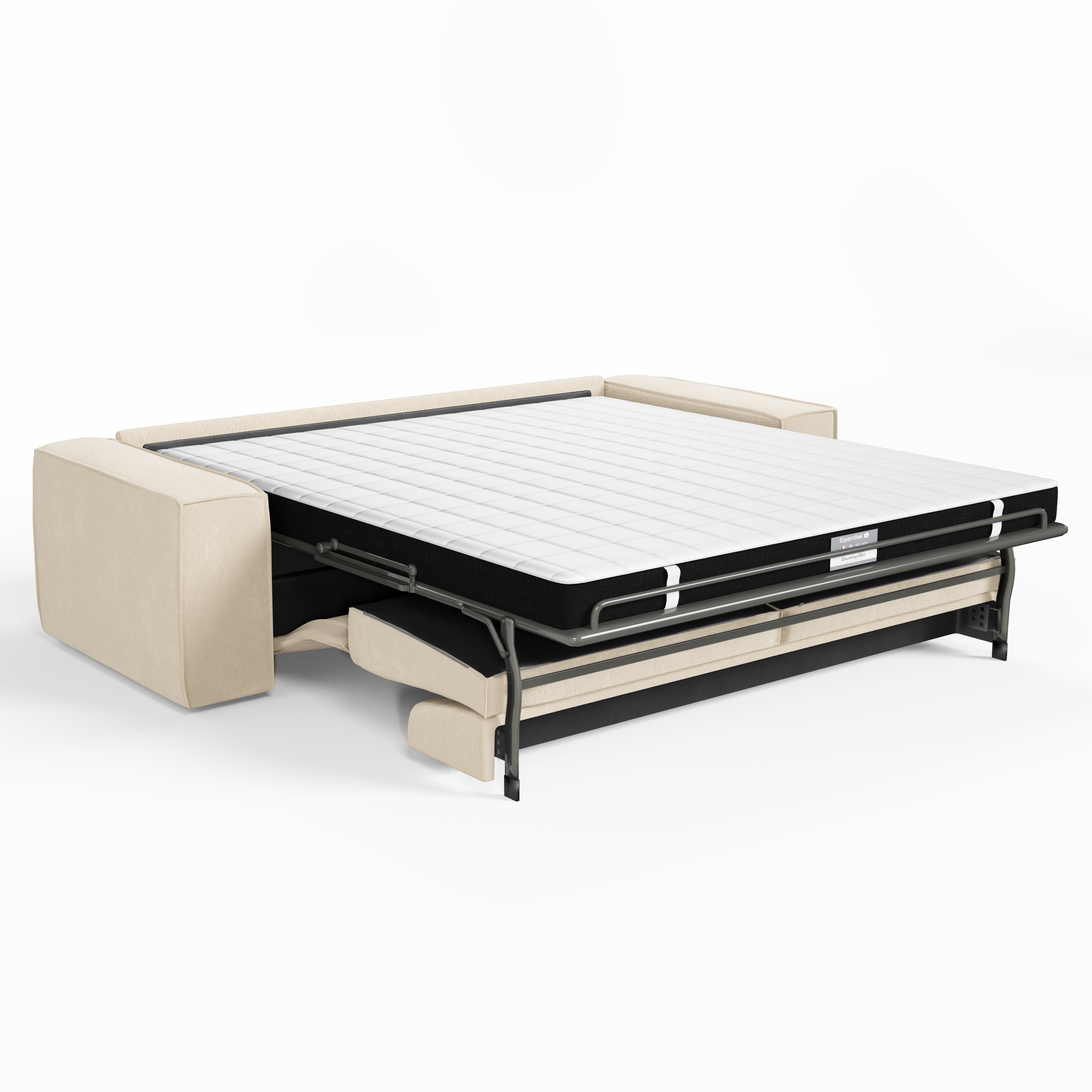 sia-deco-joan-canap-convertible-140-cm-cr-me-matelas-m-moire-2 image 6