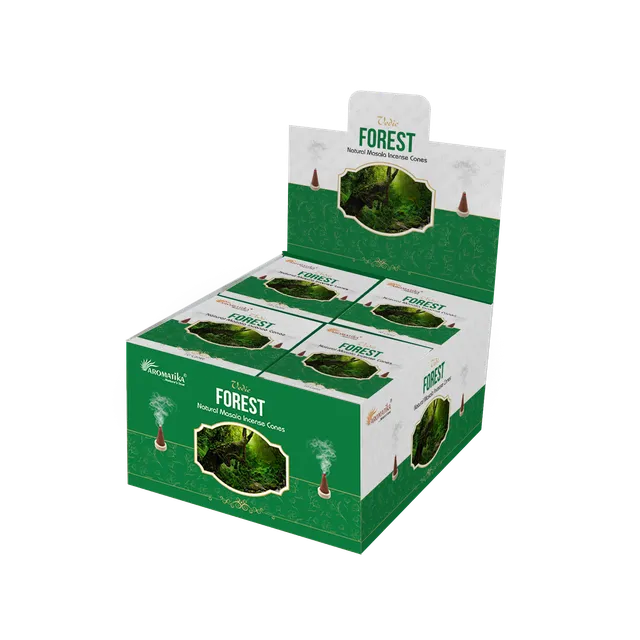 aromatika-vedic-forest-c-ne-d-encens-120-c-nes-bois image 1