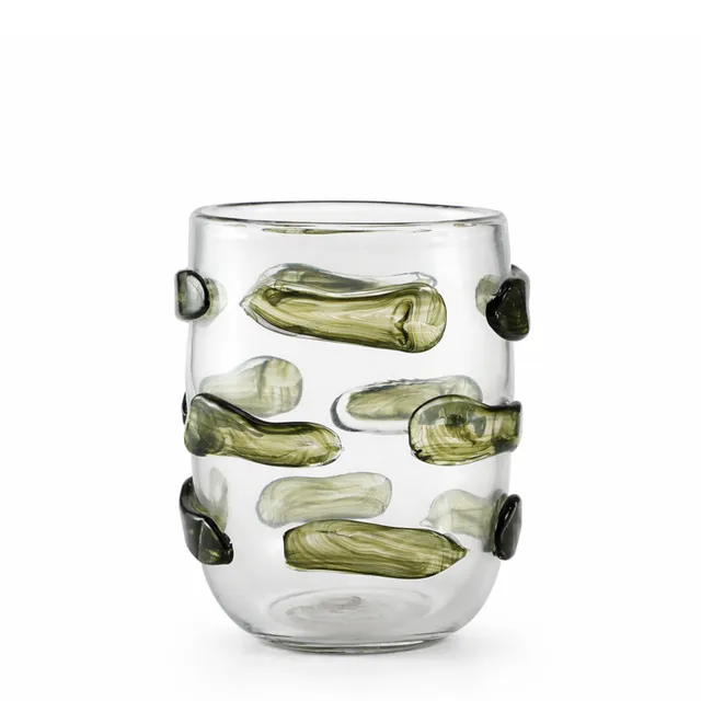 sia-deco-antica-vase-verre-souffl-vert-28-cm image 1