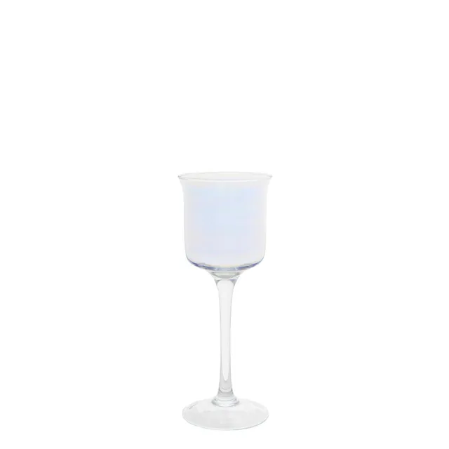 sia-deco-pearly-porte-bougie-pied-verre-iris-30-cm image 1