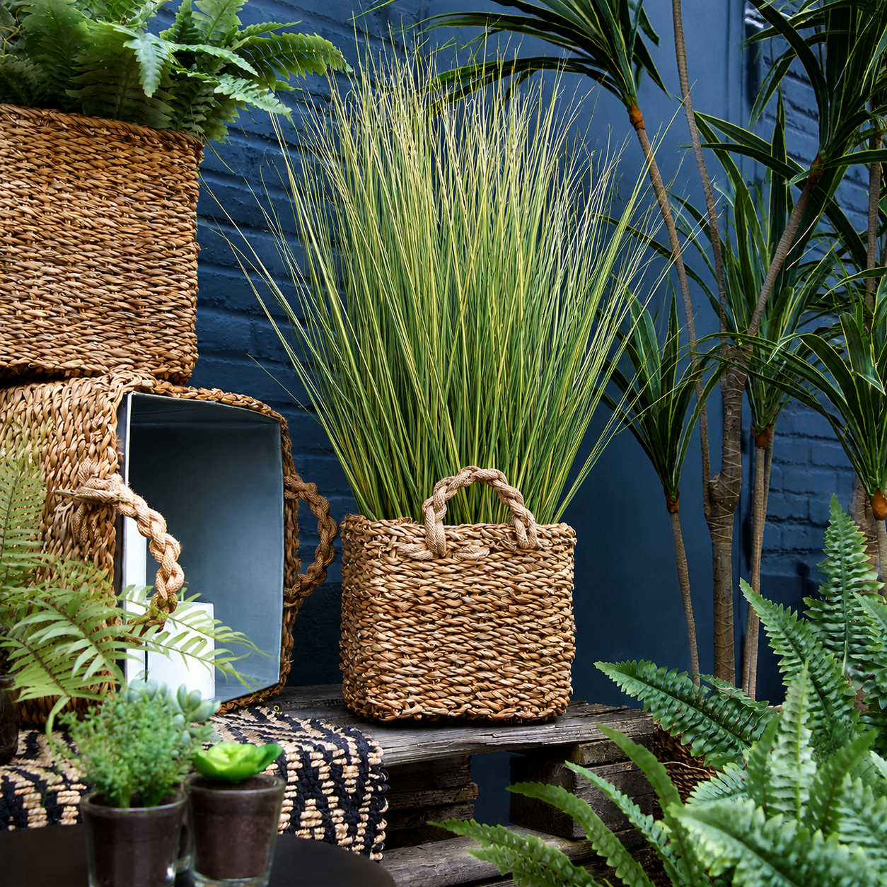 sia-noah-touffe-herbes-artificielles-verte-58-cm image 3