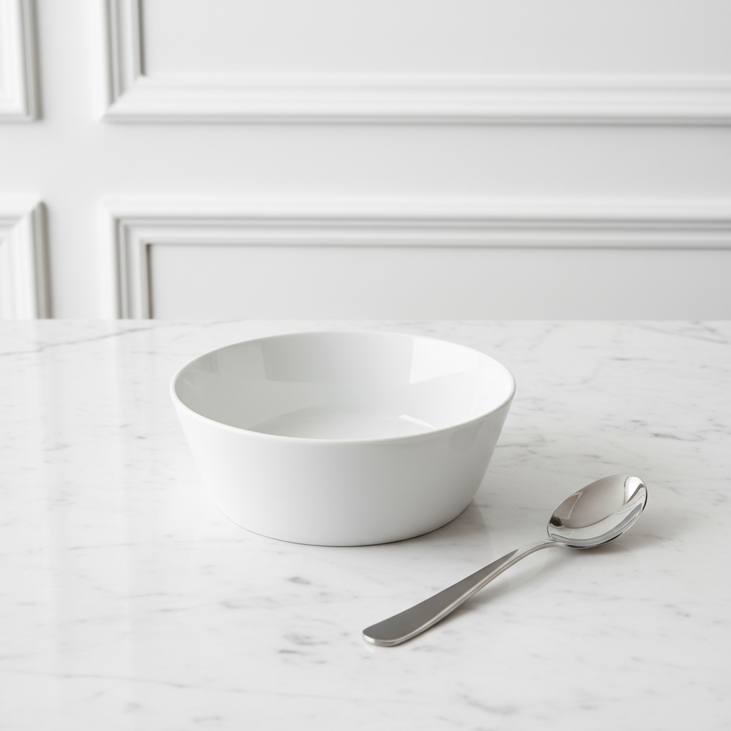 sia-deco-alba-louise-4-assiettes-creuses-porcelaine-blanc-21-cm image 2
