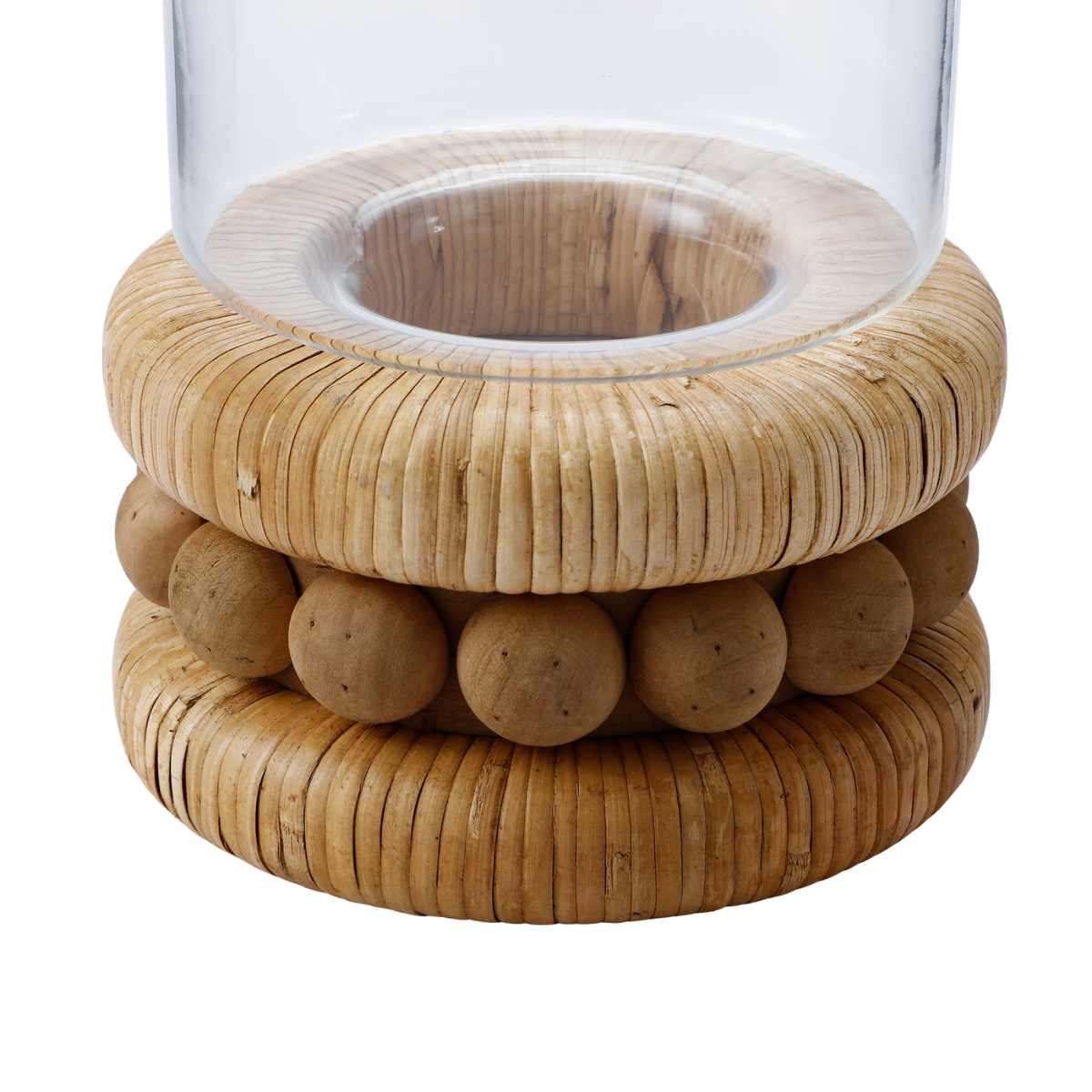 sia-nora-porte-bougie-rotin-beige-27-cm-verre image 3