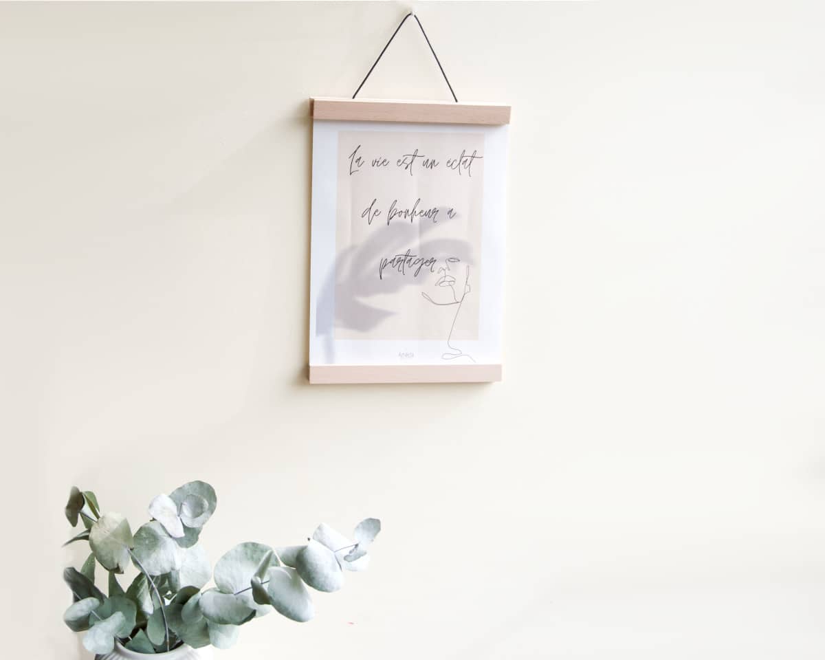 am-cla-porte-affiches-porte-affiche-bois-h-tre-21-cm-a4 image 1