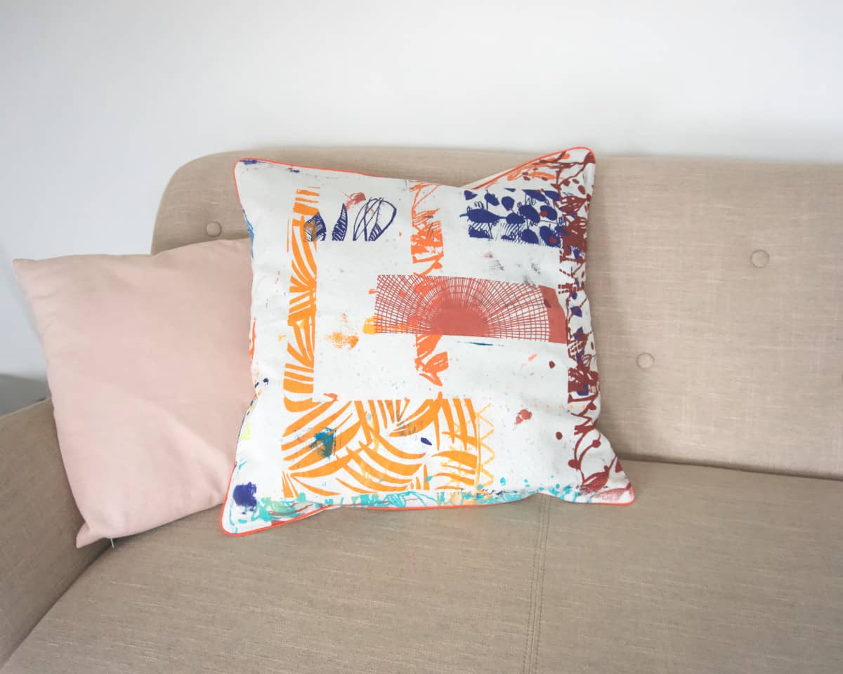 am-cla-feuilles-multicolore-housse-de-coussin-50x50-coton image 3