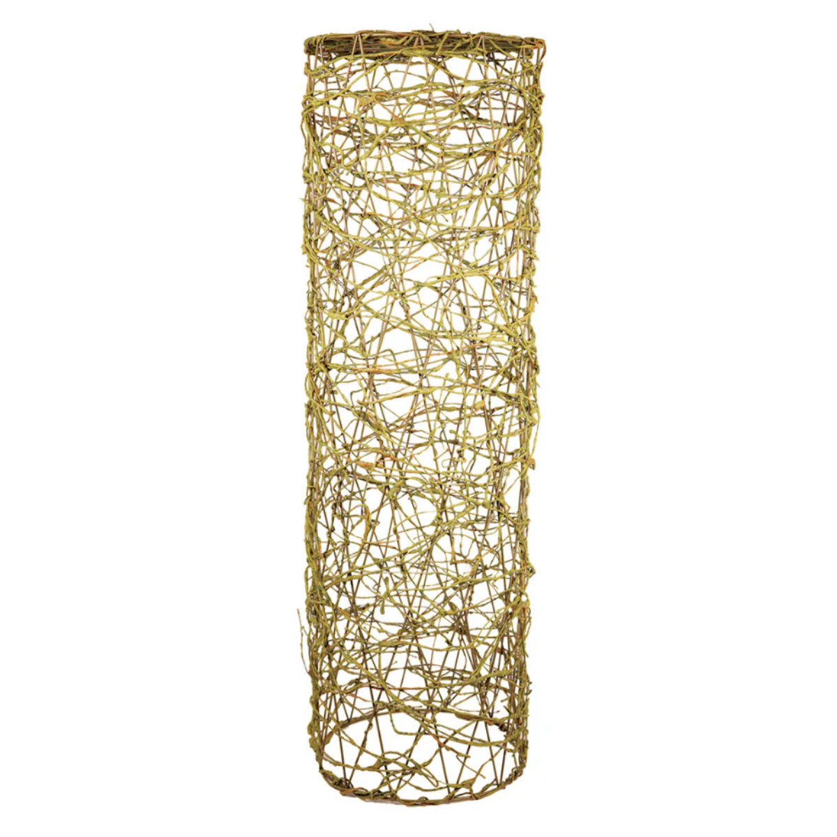 sia-antica-vase-socle-effet-rattan-marron-72-cm-fer image 2