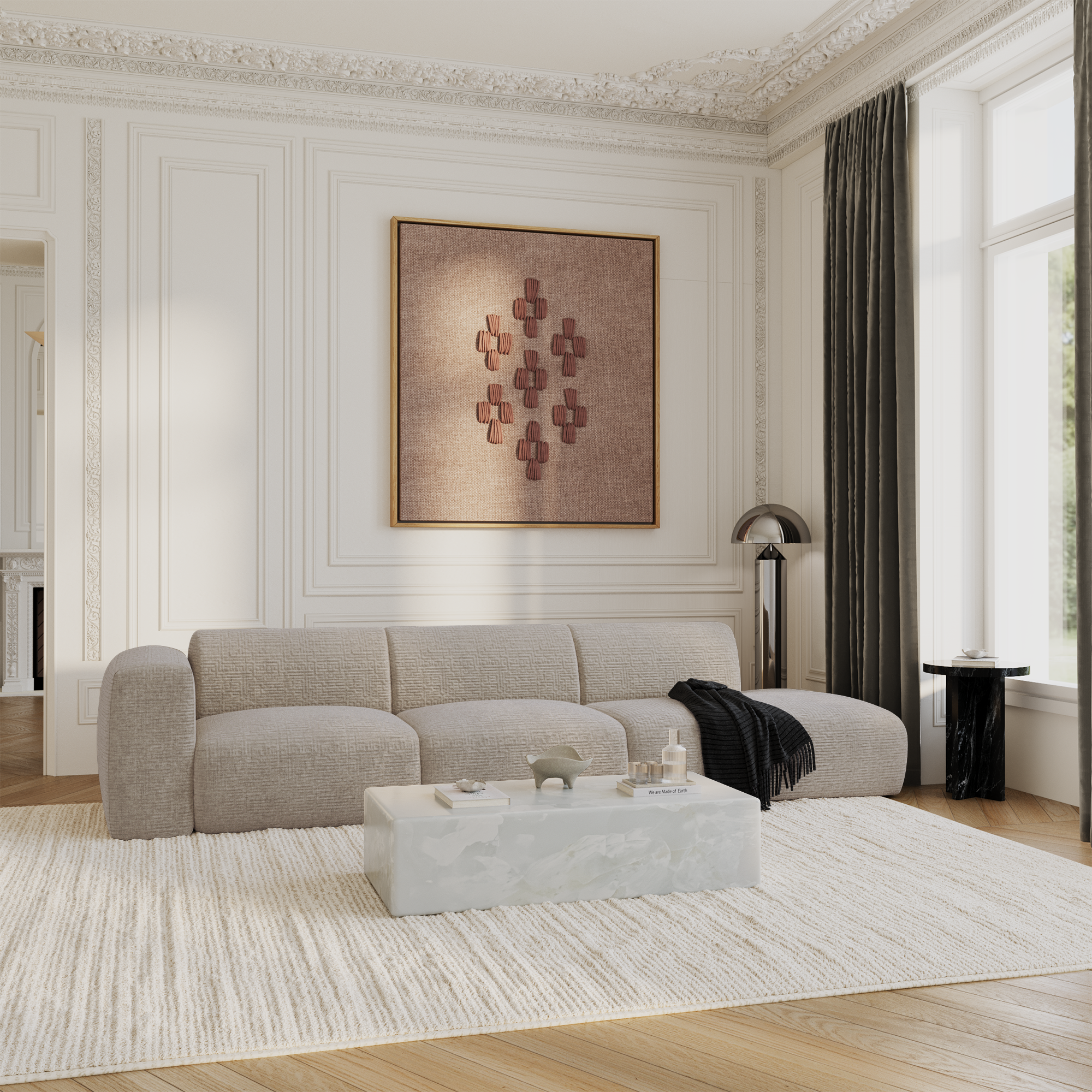 sia-deco-myra-canap-droit-5-places-cr-me-tissu image 7