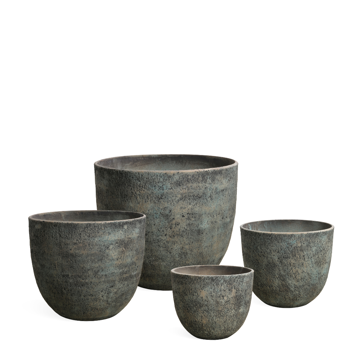 sia-deco-antica-4-cache-pots-terra-gris-vert-fibre-ciment image 1