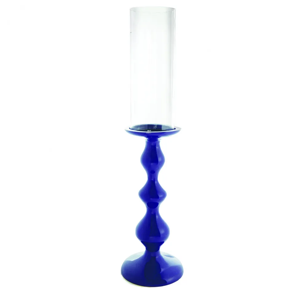 sia-nora-porte-bougie-isa-bleu-48-cm-en-verre image 1