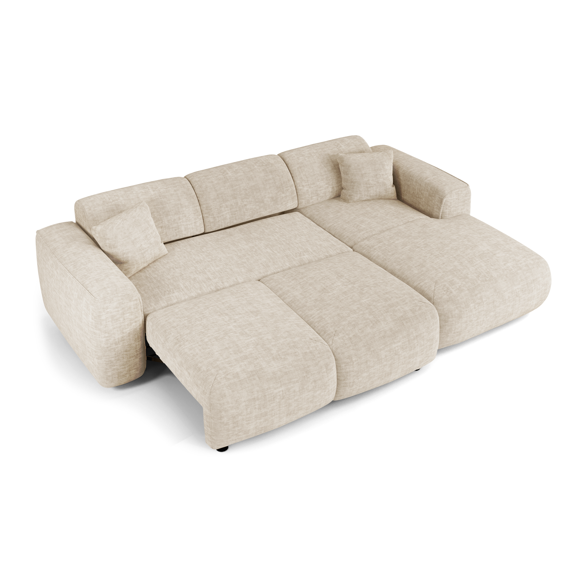 sia-yuma-canap-convertible-angle-droit-beige-5-places image 2