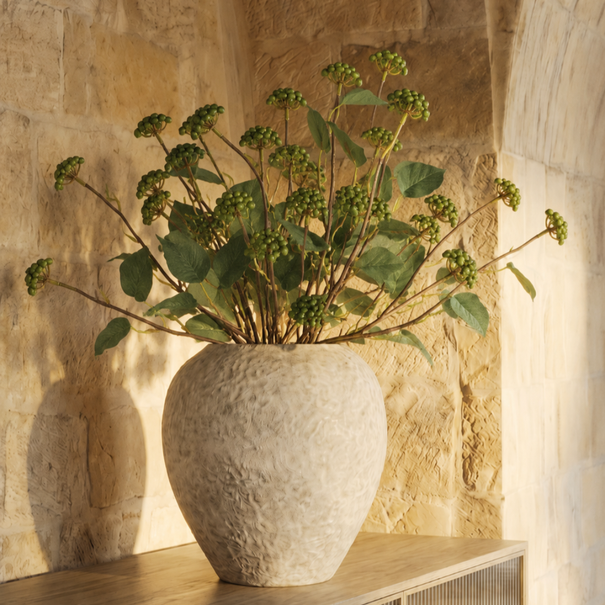 sia-noah-baies-branche-artificielle-vert-fonc-73-cm image 4
