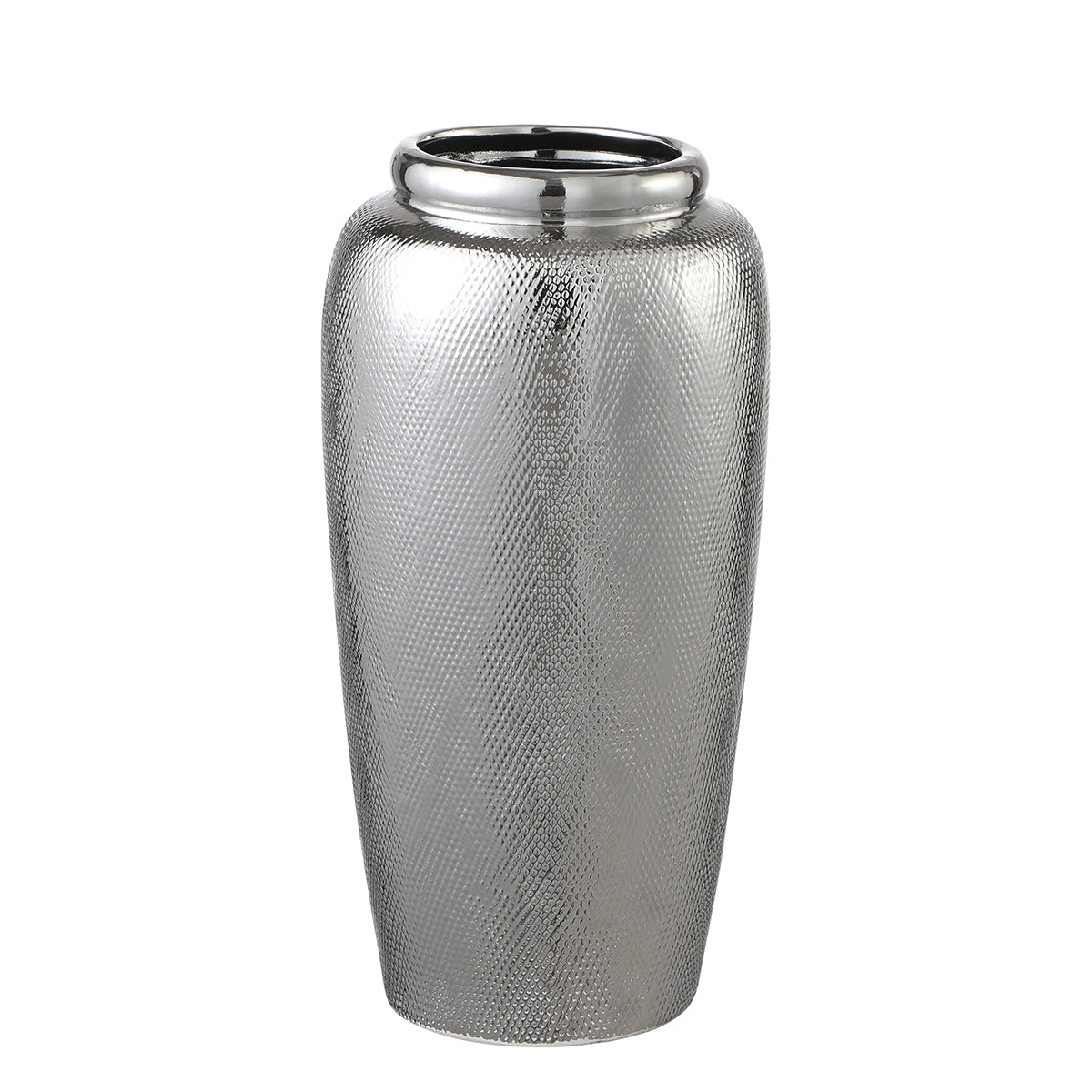 sia-antica-vase-silver-c-ramique-40-cm-argent image 1