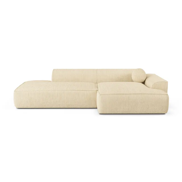 sia-ania-canap-angle-droit-cr-me-coussin-boule image 1