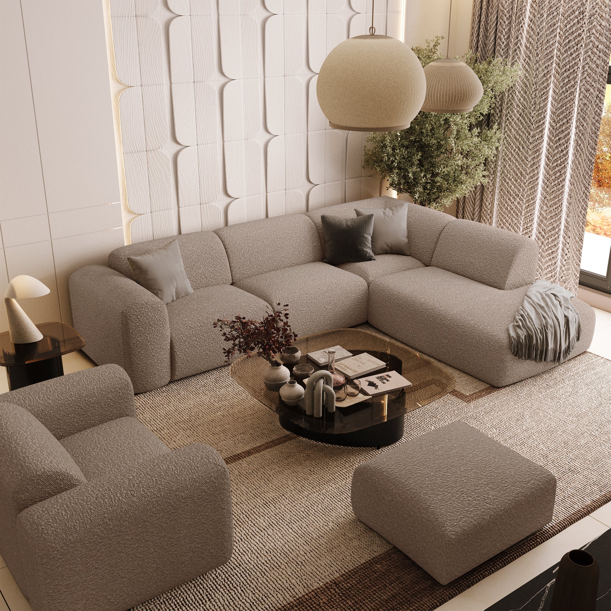 sia-deco-myra-canap-angle-droit-m-ridienne-cr-me-5-places image 7