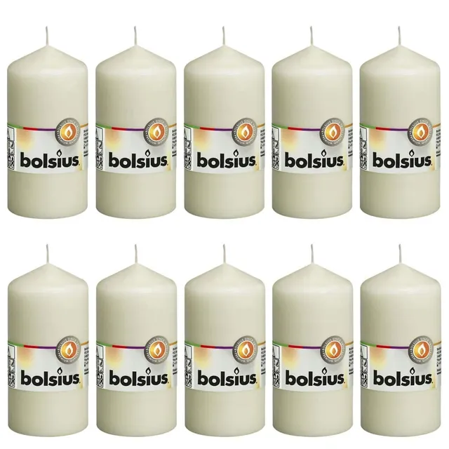 bolsius-bougie-pilier-ivoire-120x60-mm-lot-10 image 1