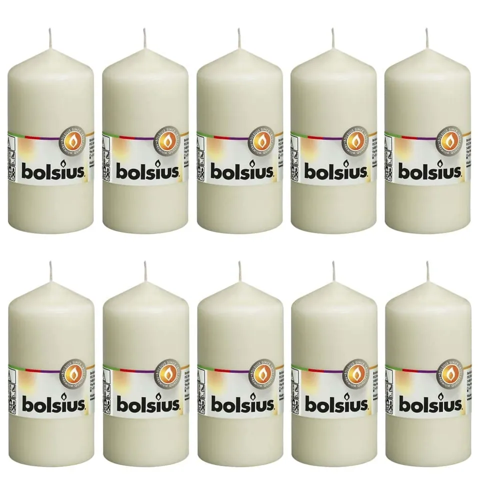 bolsius-bougie-pilier-ivoire-120x60-mm-lot-10 image 1