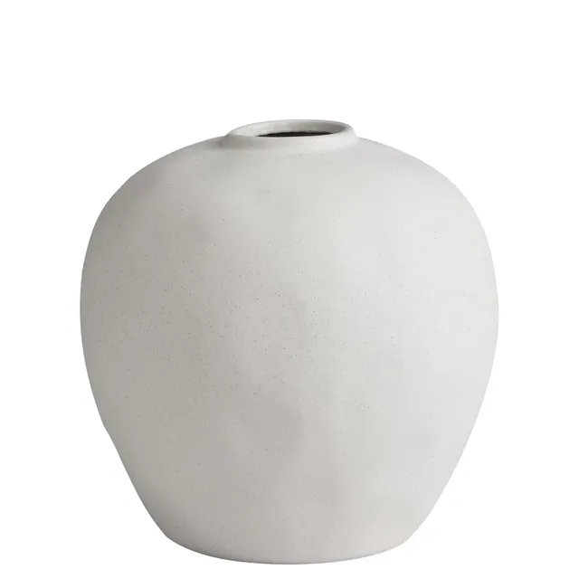 sia-deco-antica-vase-stone-25-cm-c-ramique-blanc-cass image 1