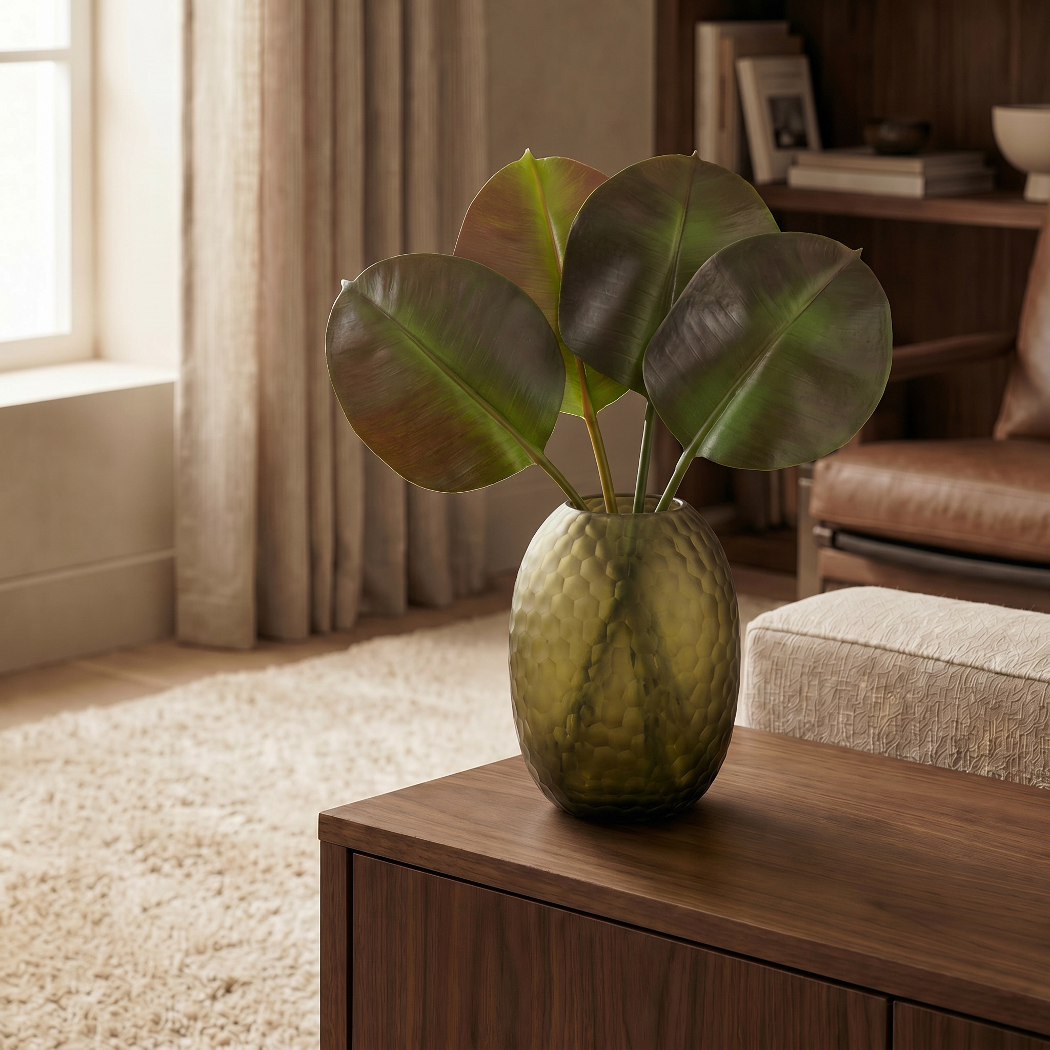 sia-noah-feuilles-de-ficus-artificielles-36-cm-vert image 2