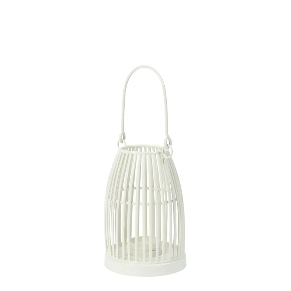 sia-deco-nora-lanterne-barrel-photophore-blanc-16-cm-fer image 1