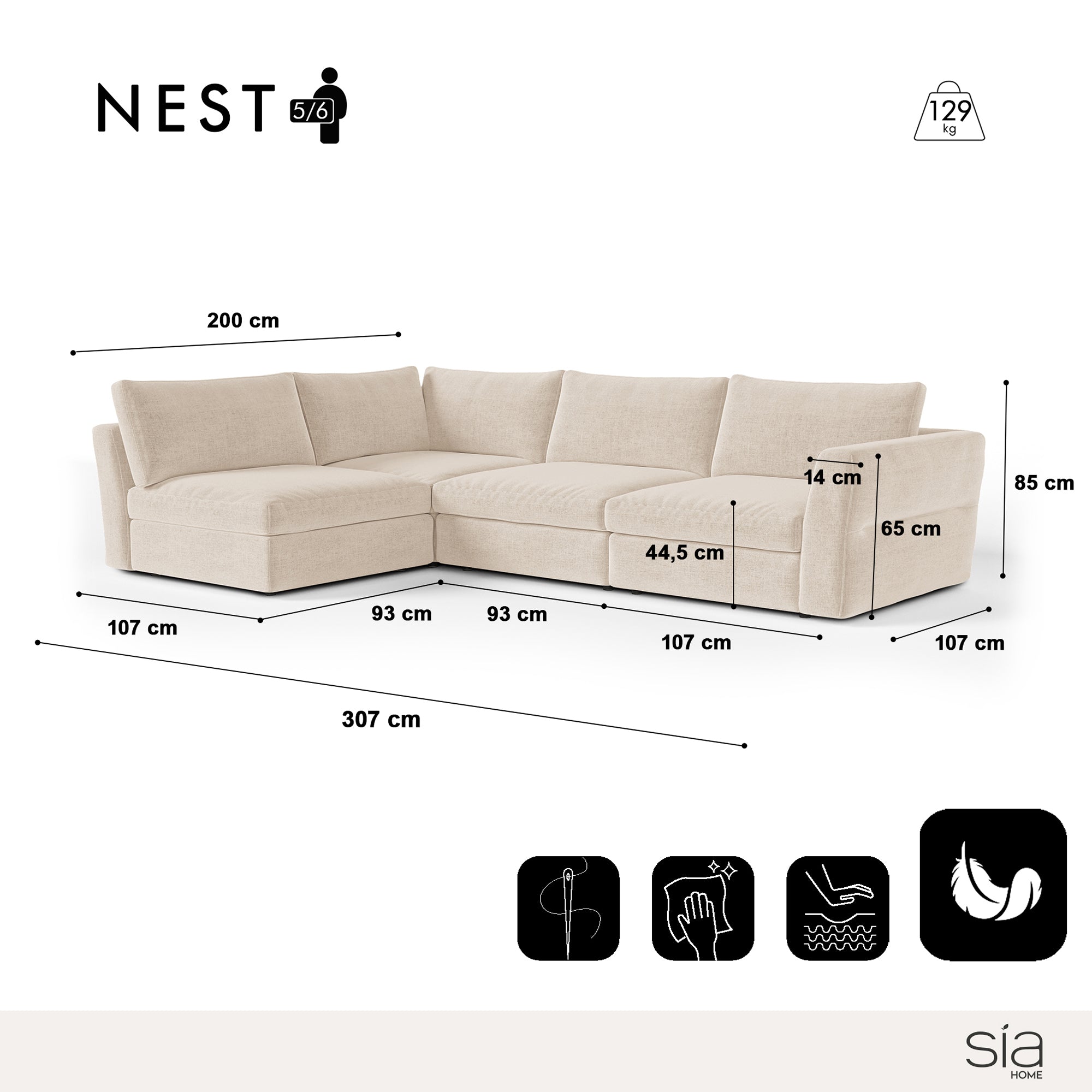 sia-nooma-canap-angle-nest-modulable-5-6-places image 6