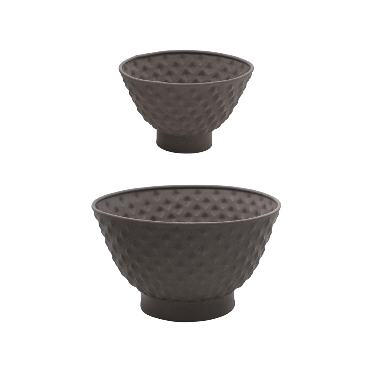 sia-antica-lot-2-cache-pots-r-tro-fer-marron-picot image 2