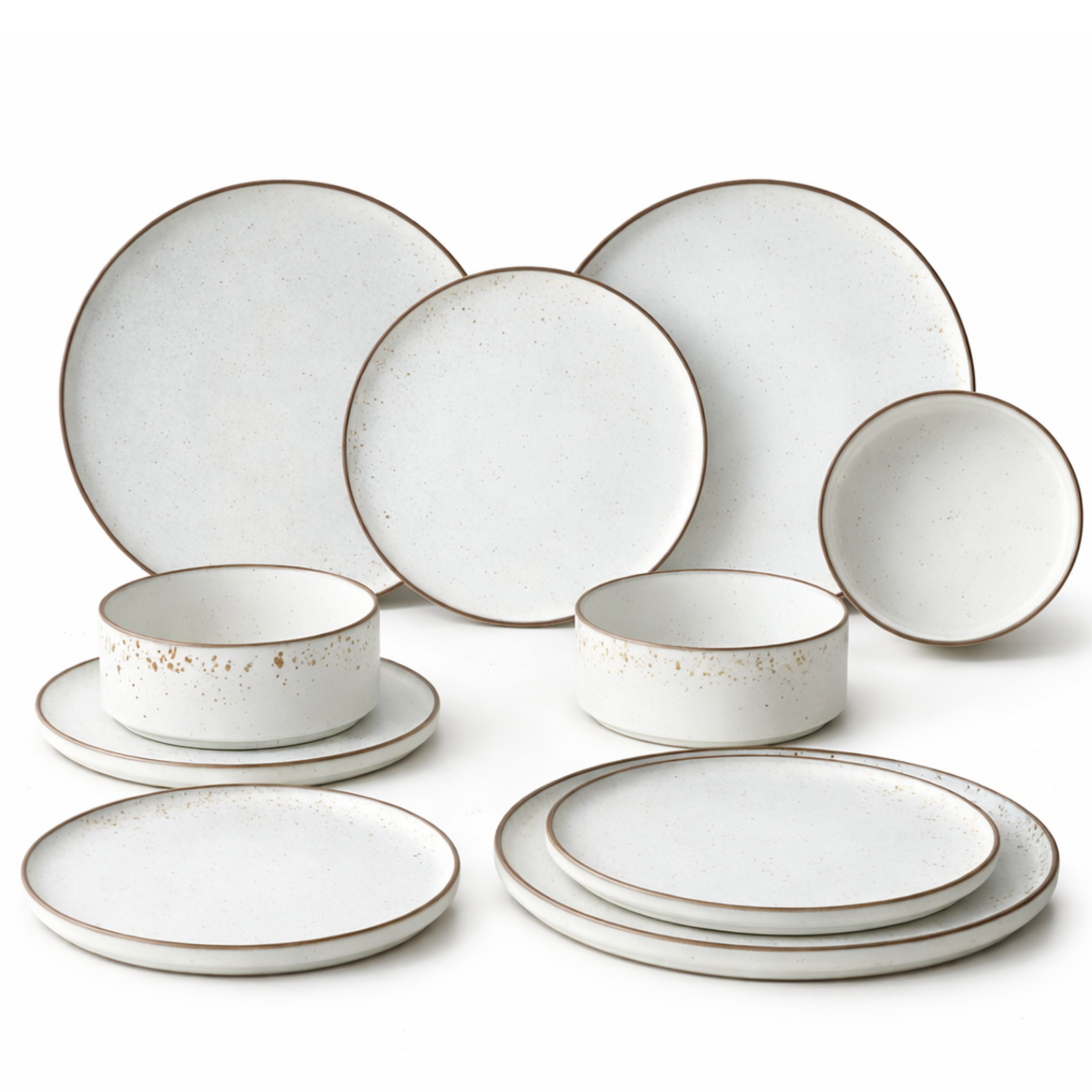 sia-deco-alba-service-karlstad-16-pi-ces-blanc-marron-gr-s-27-cm image 1