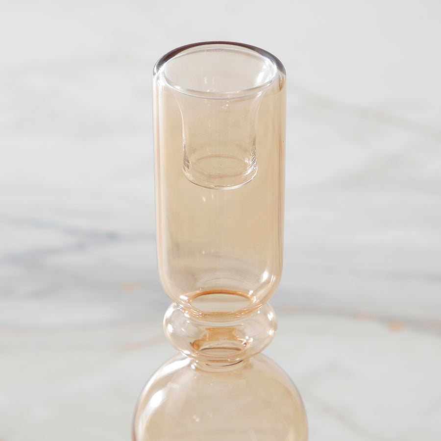 sia-nora-bougeoir-sunrise-verre-orange-ambr-31-cm image 3
