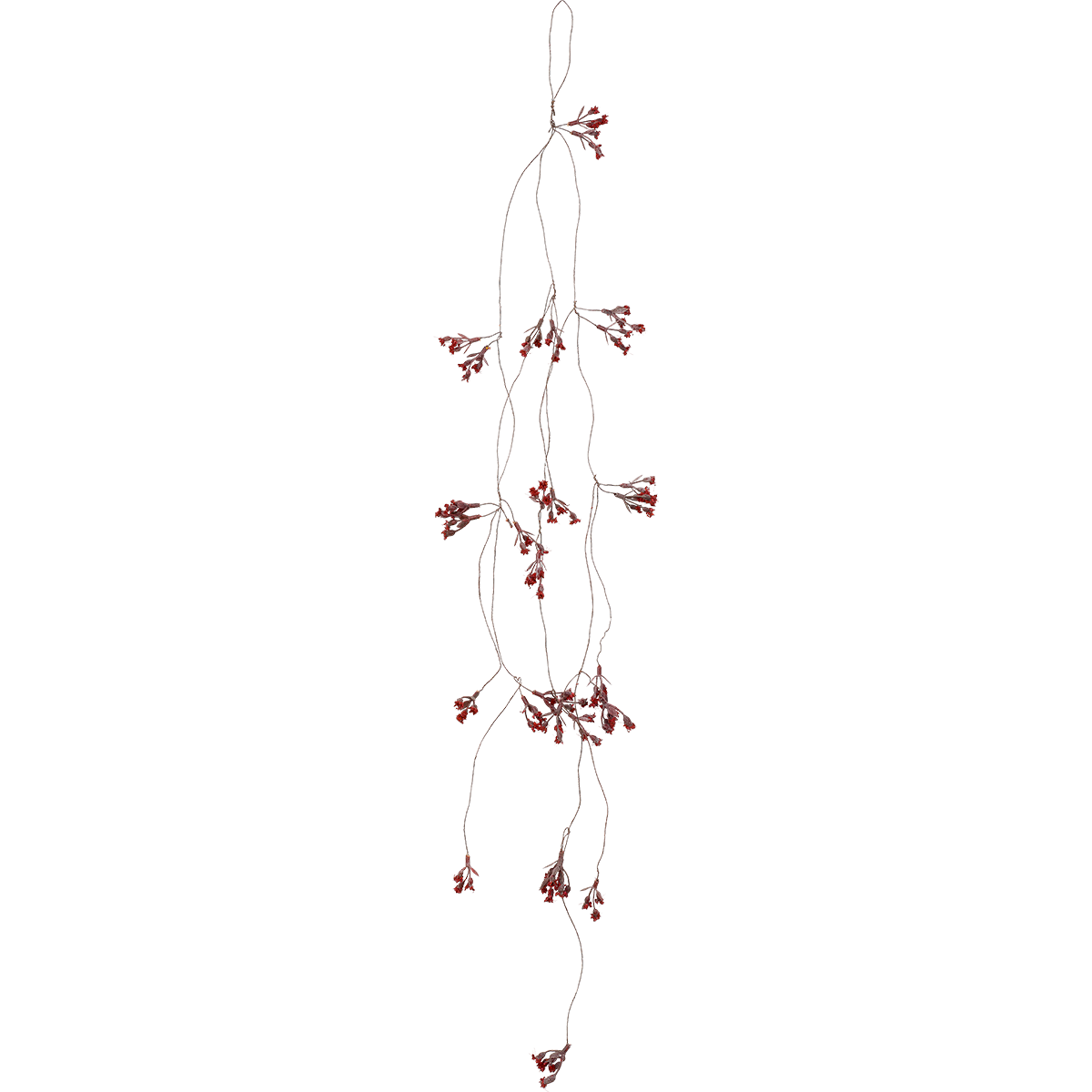 sia-deco-noah-guirlande-mini-fleurs-automne-rouge-106-cm image 1