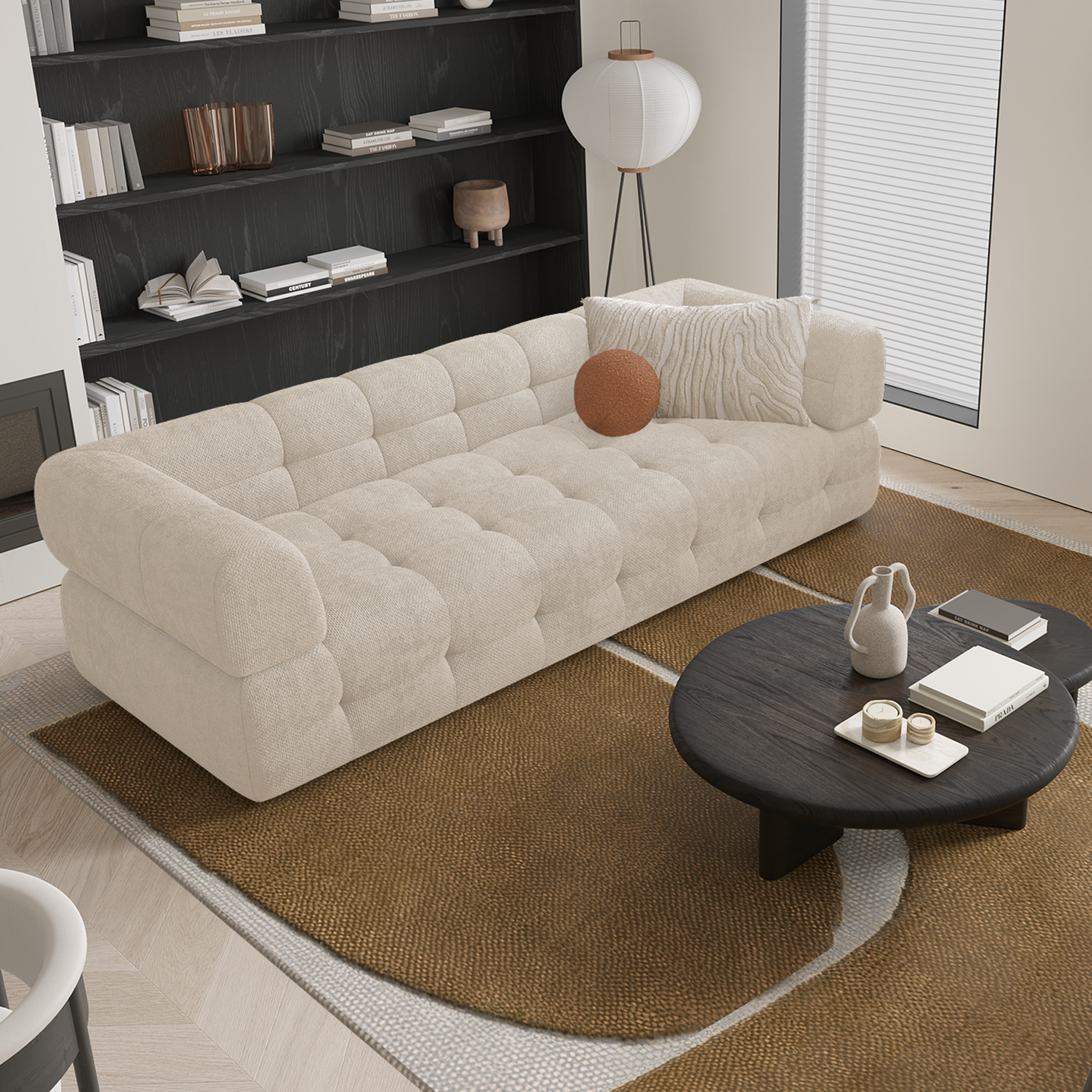 sia-deco-charlie-canap-droit-tissu-cr-me-arrondi image 2