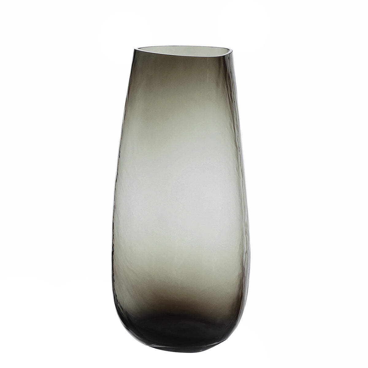 sia-deco-antica-vase-triangle-grand-format-gris-39-cm-verre image 1