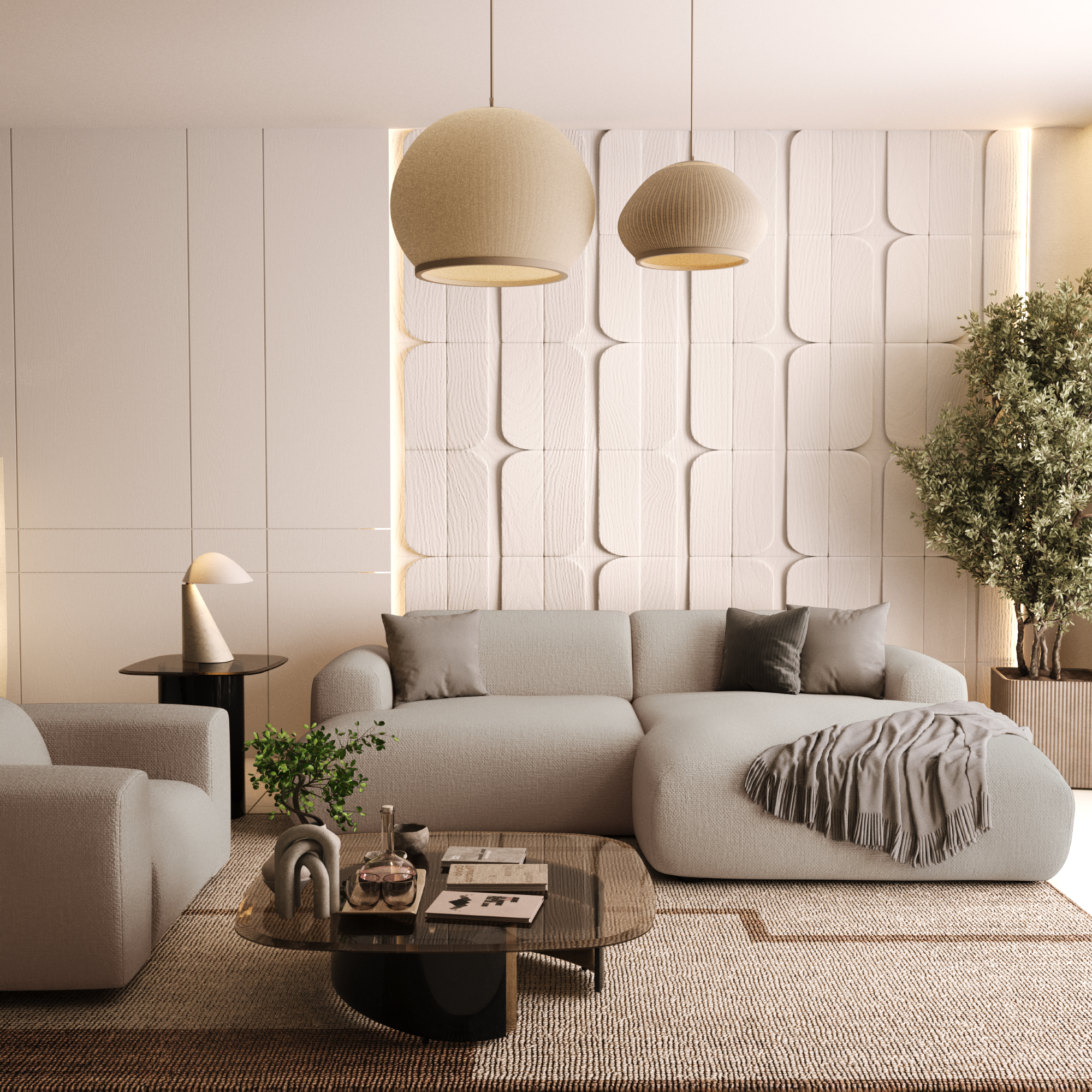 sia-deco-myra-canap-angle-droit-vert-olive-5-places image 2