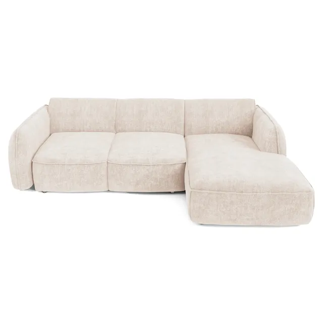 sia-livia-canap-angle-droit-convertible-cr-me image 1
