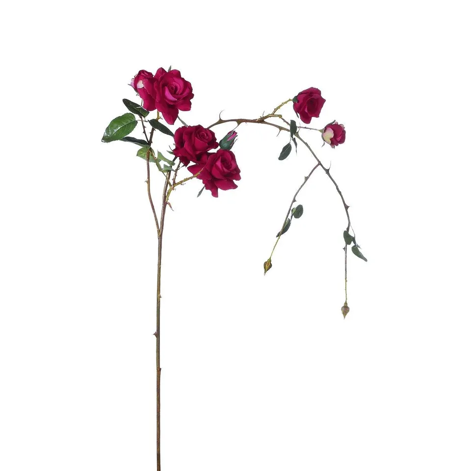 sia-deco-noah-tige-rose-tombante-fuchsia-125-cm-artificielle image 1