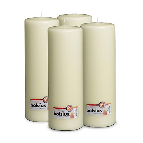 bolsius-bougies-piliers-30x7cm-lot-4-bougie-ivoire-175h image 6