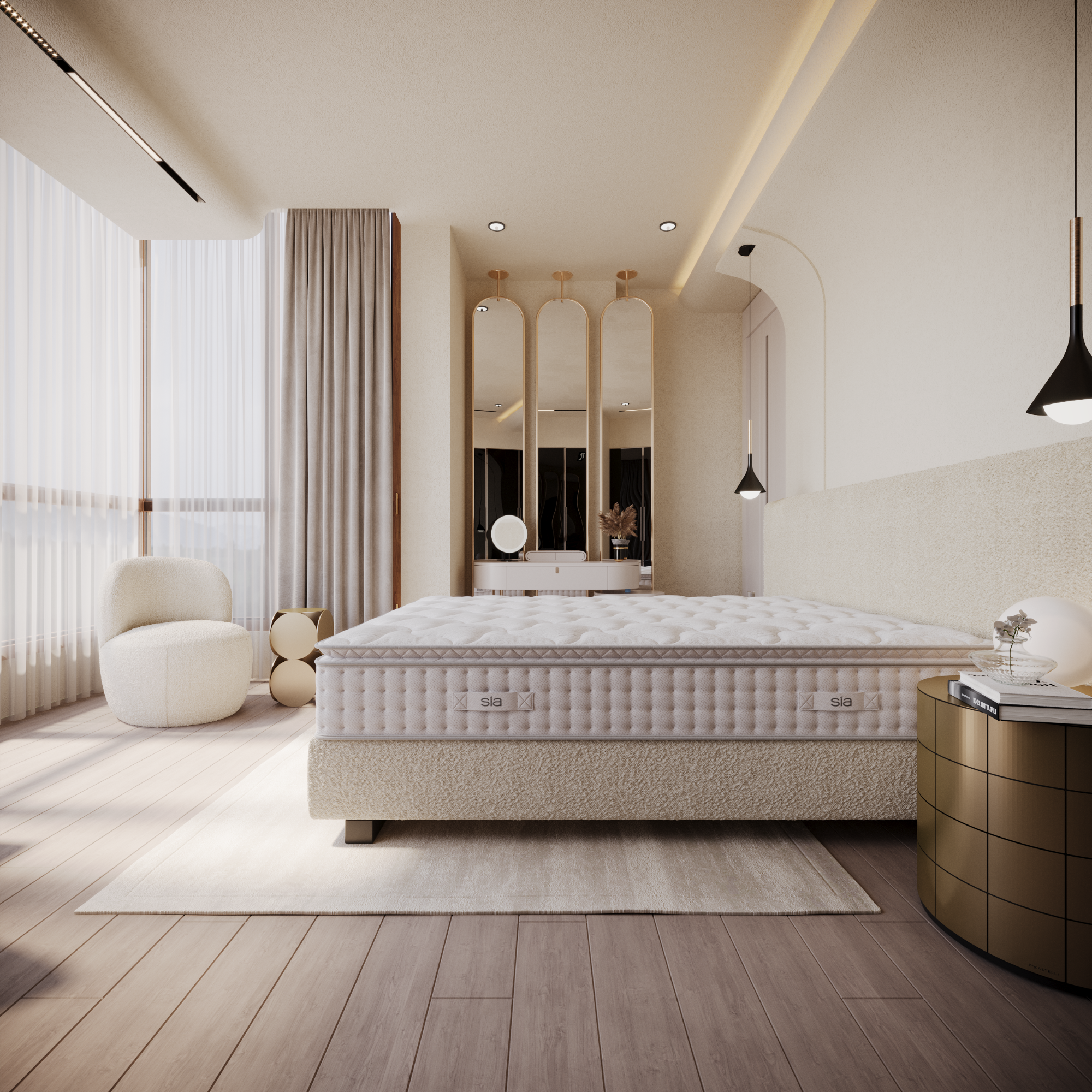 sia-deco-cloud-matelas-hybride-blanc-160x200-cm-30-cm image 2