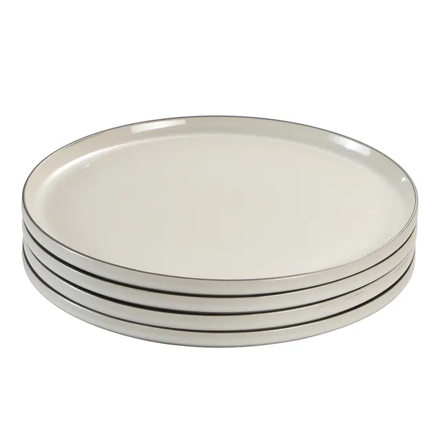 sia-deco-alba-creamy-assiettes-plates-cr-me-lot-de-4 image 1