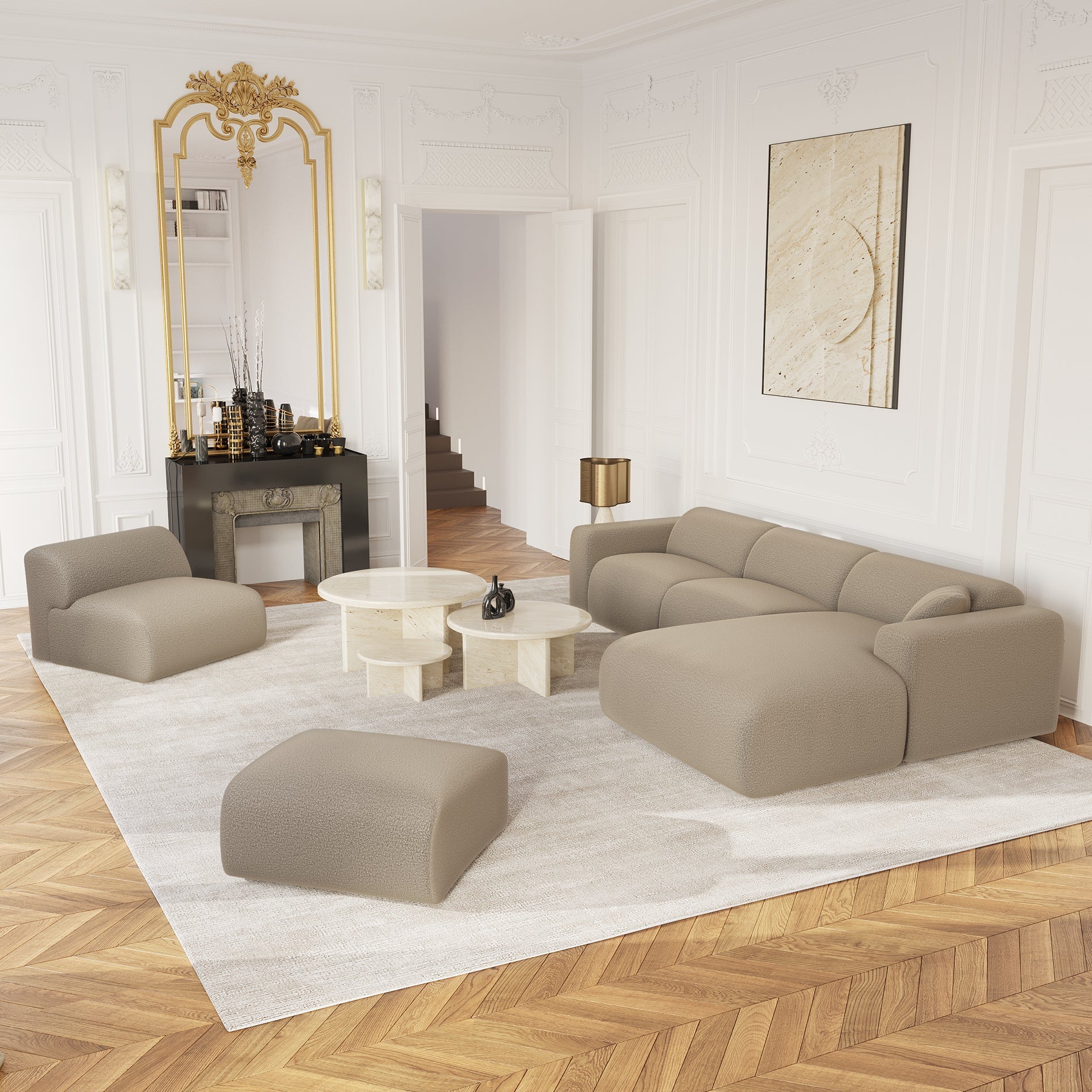 sia-myra-canap-grand-angle-droit-5-places-tissu-cr-me image 7