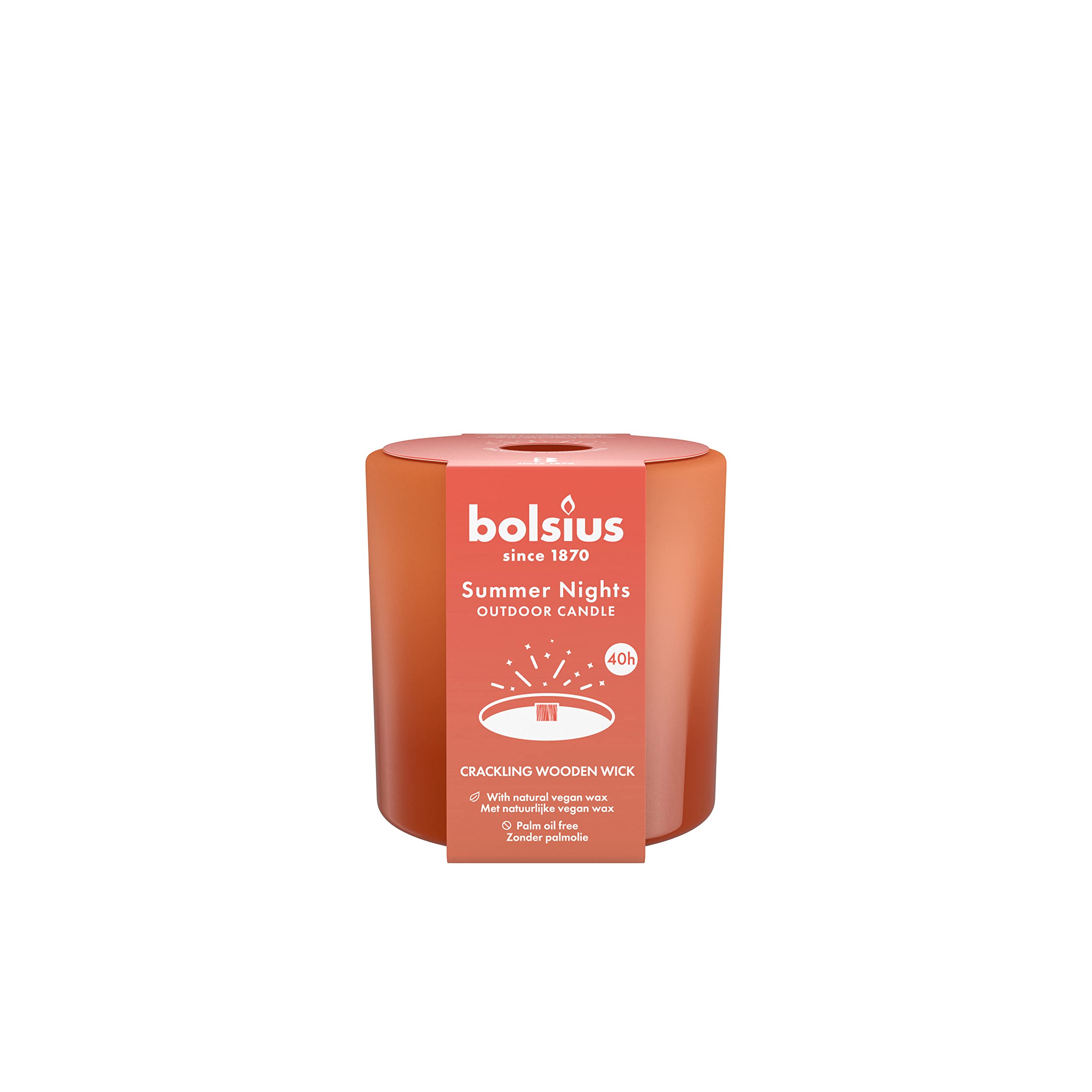 bolsius-summer-nights-bougie-ext-rieur-lot-4-40h-rouge image 6