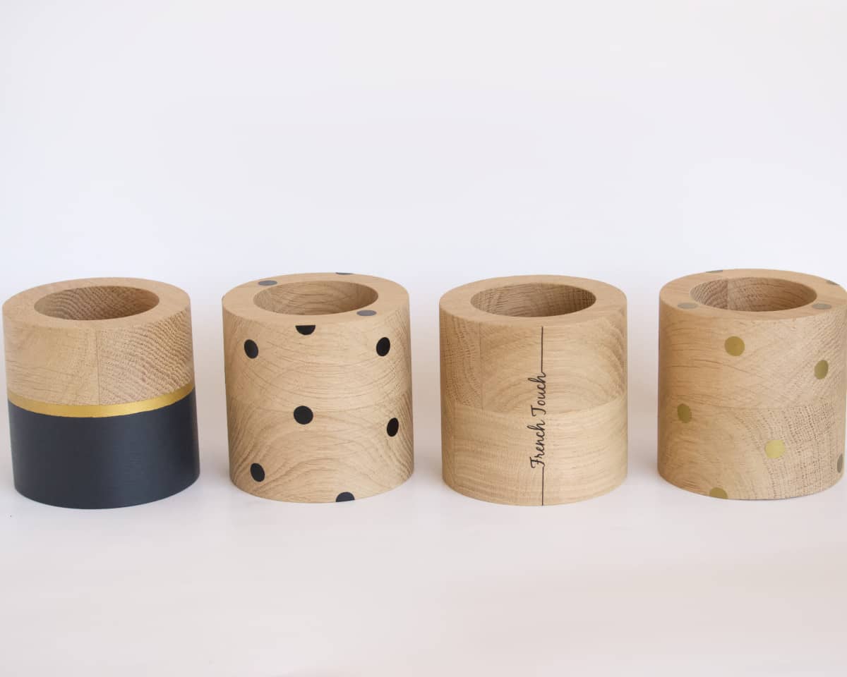 am-cla-pots-cache-pot-bois-rond-pois-noirs-9cm-ch-ne image 8